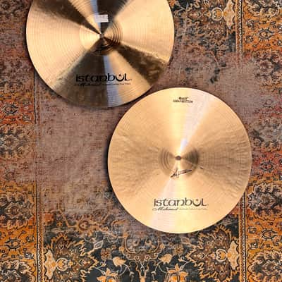 Rare ULTRA WARM Huge 16” ISTANBUL Mehmet NOSTALGIA Hihats 1217 1362 g PERFECT Amazing image 2