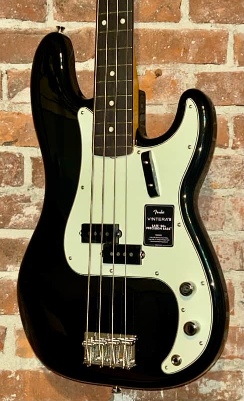 NEW Fender Vintera III Late '60s Precision Bass - Black, In Stock and Ships Fast! Pro Set Up Included! image 1