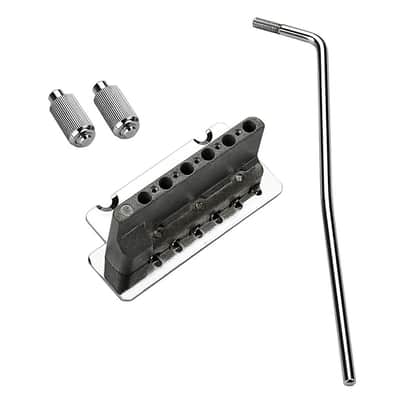 Stratocaster Style Electric Guitar Tremolo  Bridge, Chrome image 3