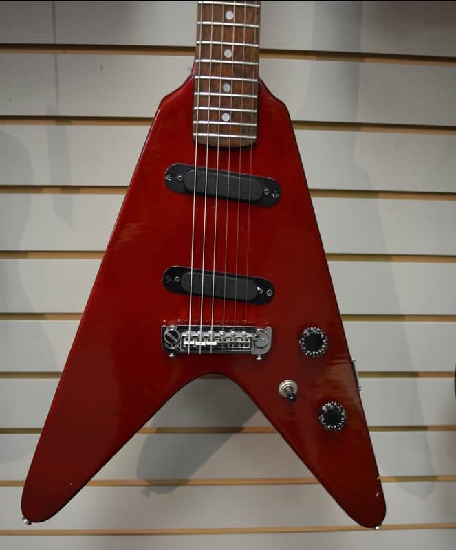 Harmony Vintage H 814 V Flying V 1970-1980 Candy apple Red image 1
