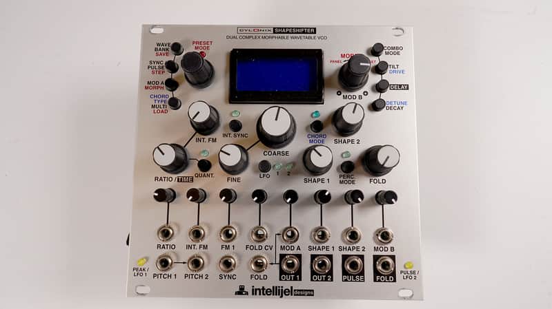 Intellijel Cylonix Shapeshifter Dual Wavetable VCO Eurorack Synth Module