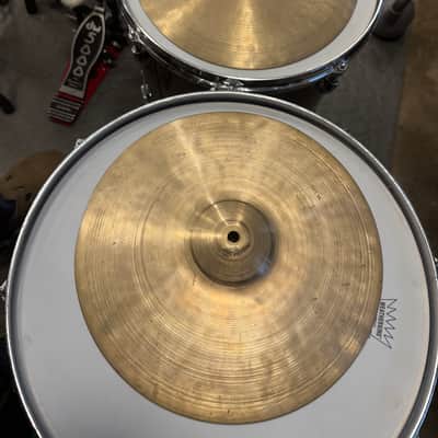 Zildjian 12" A. Zildjian Transition Stamp Hi-Hat Cymbals (Pair) 1946 - 1953 - Traditional image 1