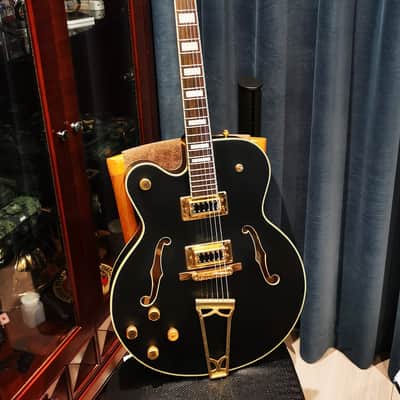 Left handed Gretsch G5191-BK Tim Armstrong Signature Electromatic Hollow Body 2010 - 2019 - Black image 1