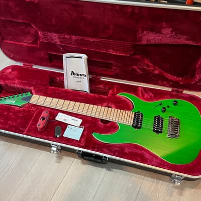 2020 Ibanez RGR5227MFX-TFG Prestige Transparent Fluorescent Green, MIJ image 19