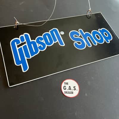 RARE 1980's Gibson SHOP (Dealer) SIGN (New Old Stock NOS) image 1