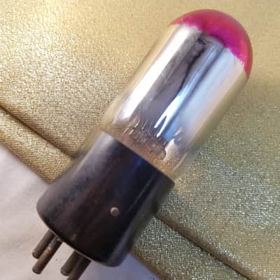 QRS UX-201A 01A Antique AT1000 TESTED Vacuum Tube Engraved Almost-Globe RARE Output Triode CX-301A 1923-1937 image 10