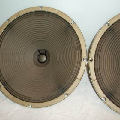 Pair of Oxford 465-817 Vintage 1960's Guitar Amplifier Alnico 12" inch 8 Ohm Speakers for Fender amp image 2