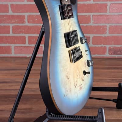 PRS SE Custom 24-08 Exotic Electric Guitar - Lake Blue Midnight Burst image 9