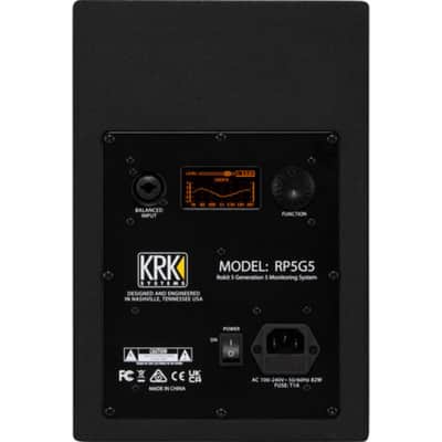 KRK ROKIT 5 G5 5" 2-Way Active Studio Monitor (Single, Black) image 4