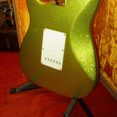 1998 Fender Custom Shop Dick Dale Stratocaster Chartreuse Sparkle image 6