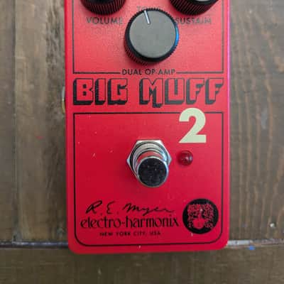 Electro-Harmonix / JHS Nano Big Muff 2 Dual Op-Amp Fuzz 2025 - Present - Red image 2