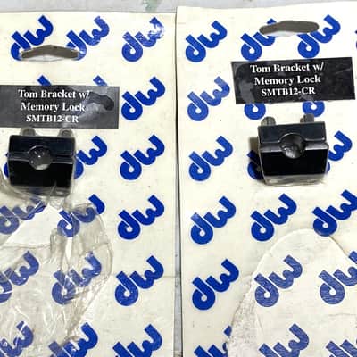 4 NOS Vintage 1990's-2000's DW SMTB12 Tom Tom Bracket Memory Locks image 2
