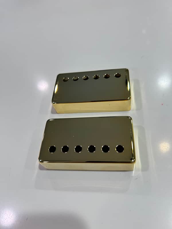 Vintage Spec '59 PAF Gold Humbucker Covers For Gibson Style Pickups image 1