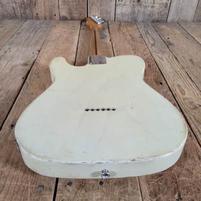 Danocaster Single Cut V Neck 2013 - White Blonde image 13