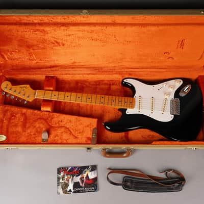 Fender '57 American Vintage Reissue Stratocaster - 2011 - Black over Daphne Blue w/OHSC image 20