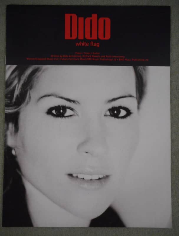 Dido "White Flag" Sheet Music 2003 image 1