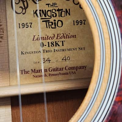1997 Martin Kingston Trio 40th Anniversary Collection-Sold as a Set image 21