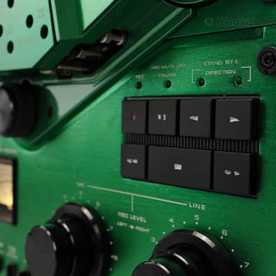 Akai GX-635D Reel-to-Reel Tape Deck Custom Green - Restored - 1 Year Warranty image 15