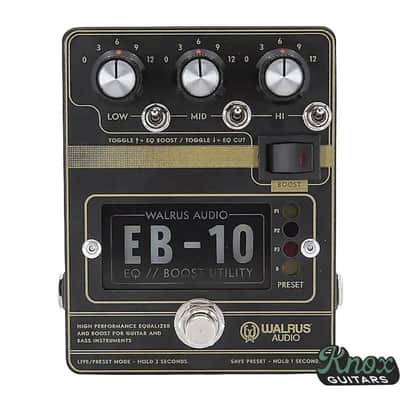 Walrus Audio EB-10 Preamp/EQ/Boost 2020 - Cream image 1