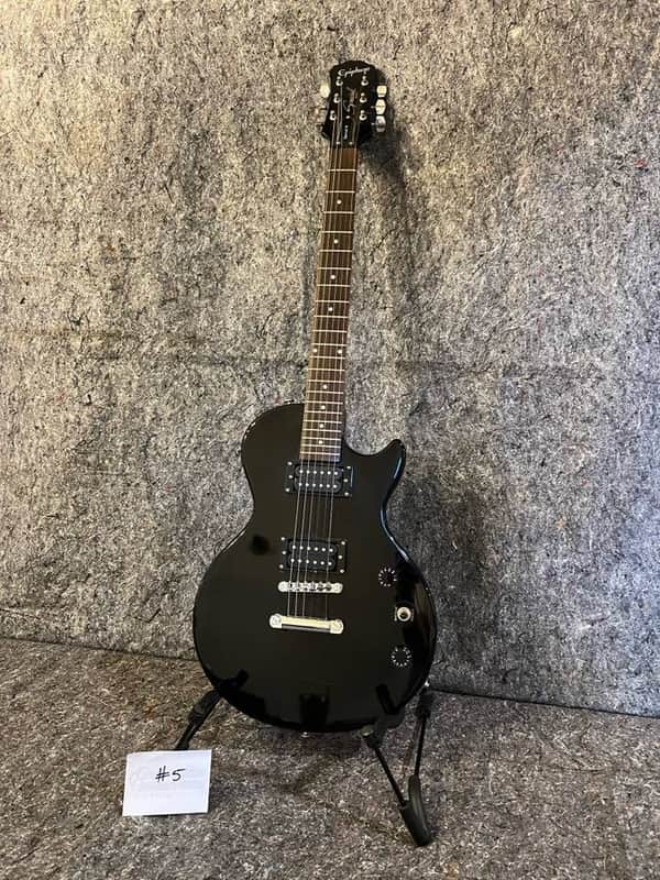 Epiphone Les Paul Special II Black/Ebony Electric Guitar with Bag image 1