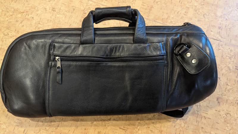 Pro Deluxe Leather Trumpet Bag image 1
