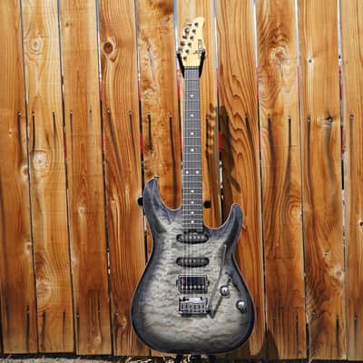 Schecter DIAMOND SERIES California Classic - Charcoal Burst  6-String Electric Guitar w/  Hard Case (2023) image 2