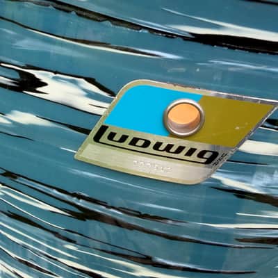 Ludwig 1970 - Blue Oyster “Bowling Ball” Pearl image 10