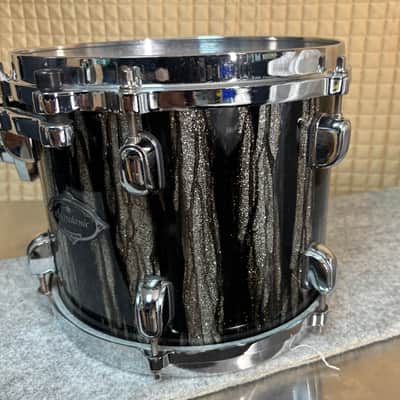 Tama Starclassic Walnut Birch 10x8 tom - Black Clouds & Silver Linings image 7