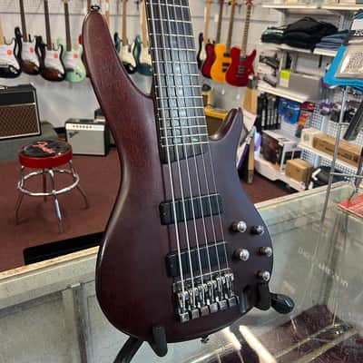 Ibanez SR506 Soundgear Series 6 String Electric Bass Made in Korea - Brown Mahogany image 3