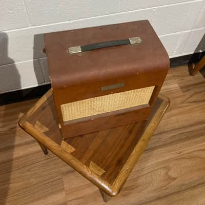 Silvertone Model 1430 3-Watt 1x6 Guitar Combo 1950s - Brown with Light Grille image 5