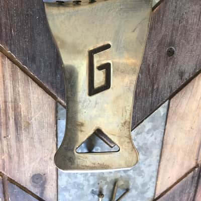 Real Life Relics Gretsch Aged Nickel Electromatic G Tailpiece (Gretsch 0062745000   [AC8]) image 2
