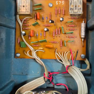 Electro-Harmonix Big Muff V7 Pi (Civil War) Fuzz Distortion Rare Blue Housing image 9
