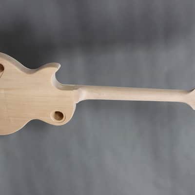 Unbranded Single Cut  Electric Guitar DIY Kit Natural Unfinished image 3