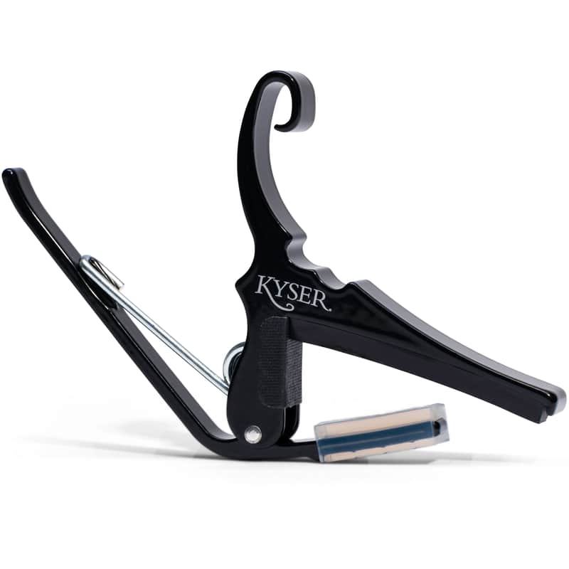 Kyser KG6B Quick Change Capo 6 String Capo - Black image 1