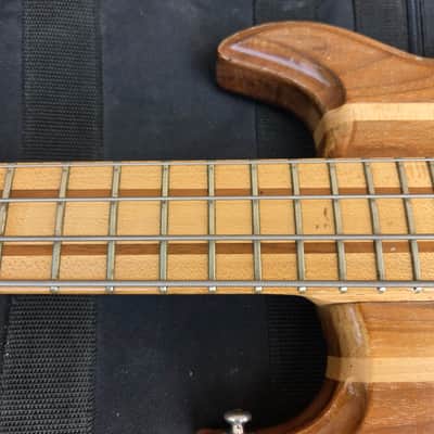 Vintage Late 1970's S. D. Curlee Standard Medium Scale Bass Guitar w/ Fender Gig Bag! image 9