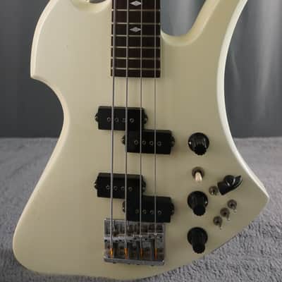 Fernandes Mockingbird - White 4-String Bass Japan w/ Gig Bag image 1