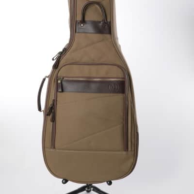 Guitar Satchel Khaki Parlor for small body acoustic or electric guitar case -  New image 2
