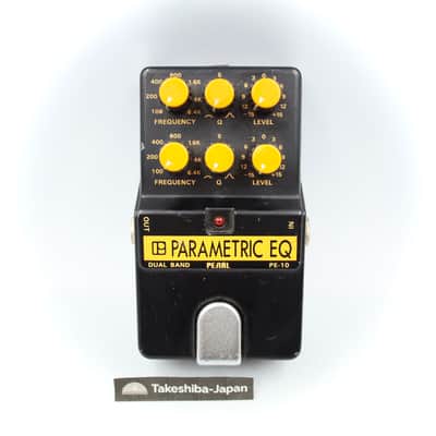 Pearl PE-10 Parametric EQ Made in Japan Vintage Guitar Effect Pedal 000064