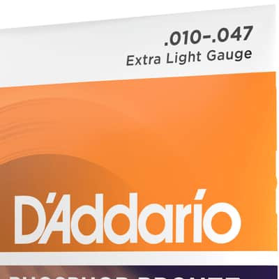 D'Addario Phosphor Bronze Acoustic Guitar Strings 3 Set Pack 10-47 EJ15-3D image 3