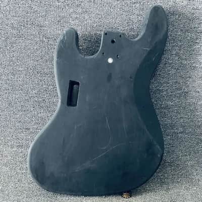 Black 4 String J Jazz Bass Style Body image 6