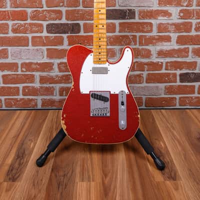 Fender Custom Shop Telecaster Relic Red Sparkle 2013 w/OHSC image 4