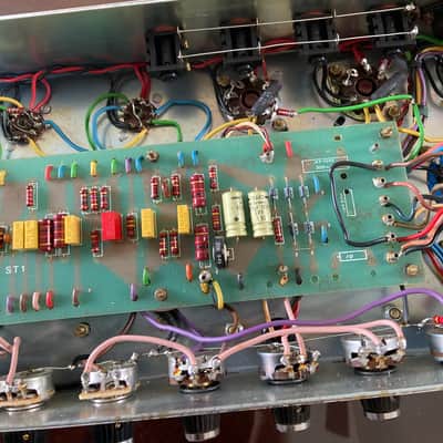 1979 Marshall JMP 2203 Mk2 Master Model Lead 100-Watt Guitar Amp Head 1975 - 1981 - Black image 24