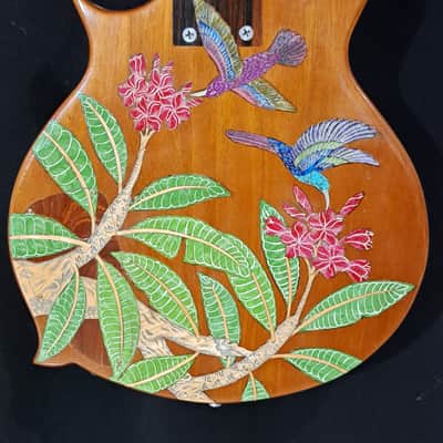 Blueberry Handmade Five-String Electric Bass Guitar with Seymour Duncan Bassline Pickups image 4