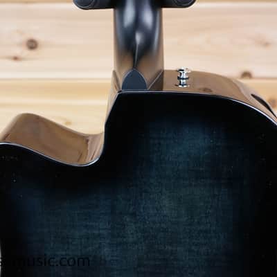 Ibanez AAD77CE-TKS Advanced Acoustic - Transparent Black Sunburst High Gloss image 7