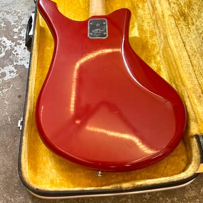 Yamaha Flying Samurai Bass SB-7A c 1967 - Dakota red Original vintage MIJ Japan sb-5a image 12
