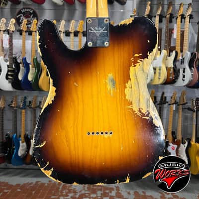 Fender   Custom Shop 53 Telecaster Relic Sunburst image 8