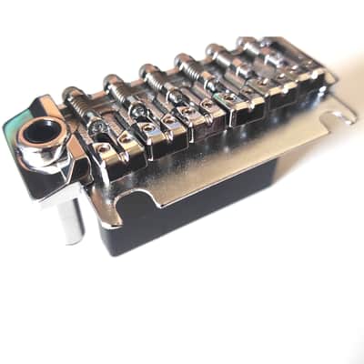 Strat style chrome tremolo 56mm, 2 points, innovative saddles image 1