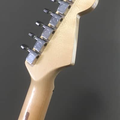 LEFTY! Boutique Custom Warmoth Fender Strat Build Classic Sunburst Tom Delonge Tribute Made in USA 7.4 Lb HSC image 9