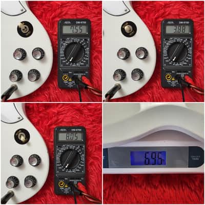 Super Rare 2015 Navigator N-SG Custom Order 3 Pickup SG Standard White - With Original Hard Shell Case - Made By ESP Technical House Custom Shop in Japan MIJ image 24