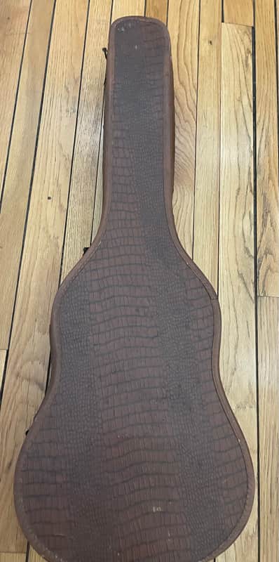 Gibson LG CF-100 Chipboard Case 1950’s - Crocodile image 1
